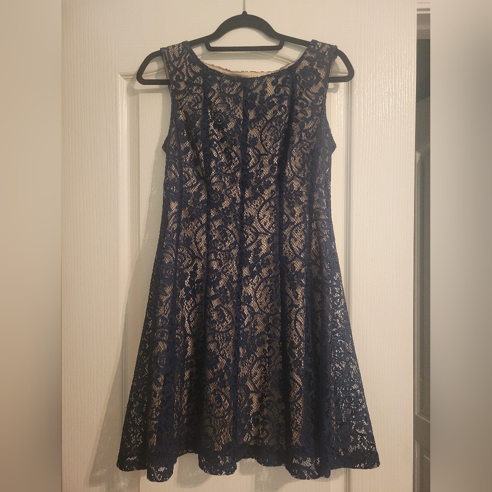 navy formal dress